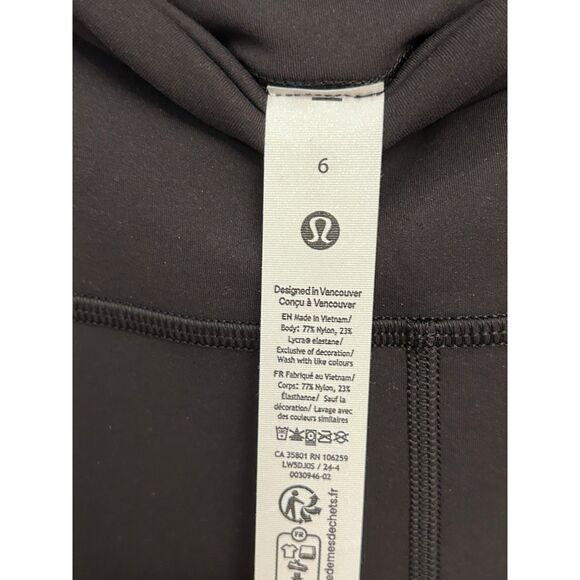 Lululemon Wunder Train Tights/leggings Black Size 6 28" NWT Authentic - Picture 6 of 8